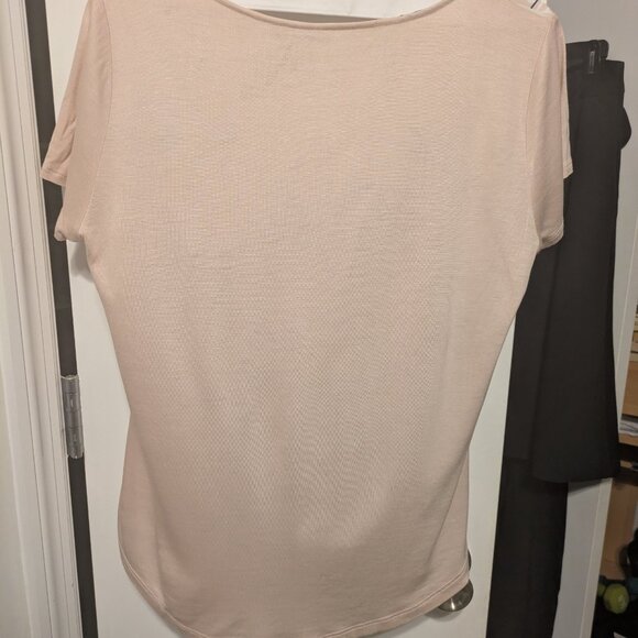 Ann Taylor floral mixed media short-sleeved T shirt - Picture 2 of 2